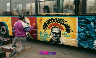 Personalitățile iconice ale Ardealului prind viață pe un autobuz unic, la Cluj-Napoca