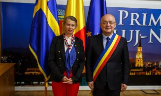 Ambasadorul Suediei în România, la Primăria Cluj-Napoca. Ce s-a discutat