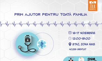 Cursuri de prim ajutor pentru întreaga familie și screening al glicemiei, gratuite, la Iulius Mall Cluj
