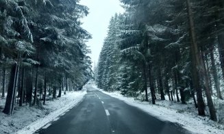 Pe drumurile județene situate în zona de munte s-a acționat în vederea deszăpezirii și combaterii fenomenului de polei