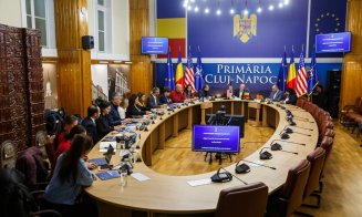 Delegația Camerei de Comerț Americană în România, întâlnire cu primarul Emil Boc