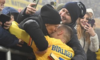 Bîrligea, în braţele bunicii. Sărbătorind cu lacrimi primul GOL la Naţională