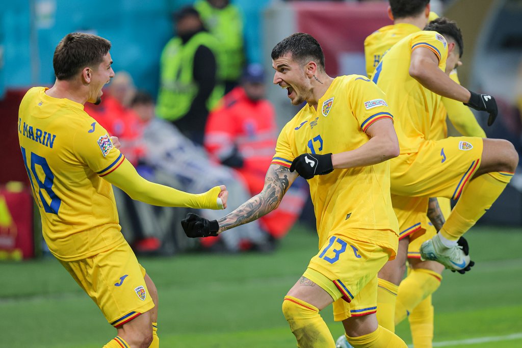 Superlativele "Tricolorilor" în Liga Națiunilor. Răzvan Marin, printe golgheterii competiției