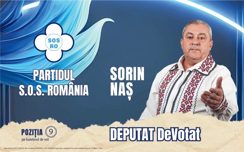 Partidul S.O.S. România, singurul care are ȋn programul de guvernare reducerea taxelor și impozitelor