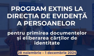 Program extins la Direcția de evidență a persoanelor pentru primirea documentelor și eliberarea cărților de identitate