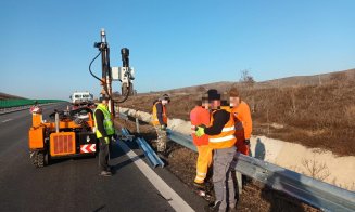 DRDP, la reparat "daunele" de pe Autostrada Transilvania produse în urma accidentelor