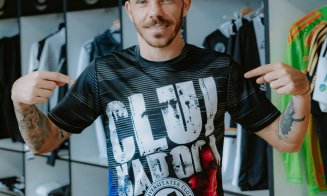 Dan Nistor de la "U" Cluj, "fotomodel" pentru tricoul aniversar - "Simbolul unor inimi româneşti"