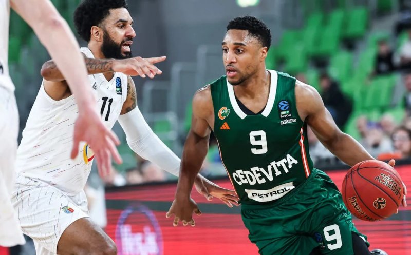 U-BT, eșec în EuroCup. Clujenii au pierdut și returul cu Cedevita Olimpija Ljubljana
