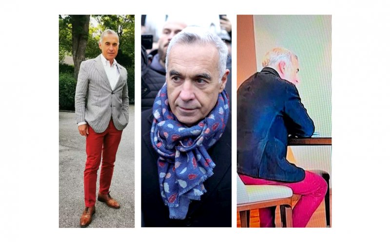 Georgescu, anti Occidental, dar NU în materie de FASHION. Pantaloni roşii sau roz "slim" plus fulare colorate