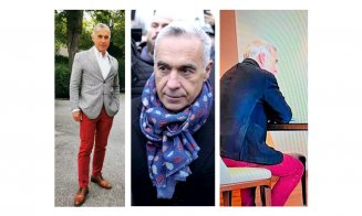 Georgescu, anti Occidental, dar NU în materie de FASHION. Pantaloni roşii sau roz "slim" plus fulare colorate