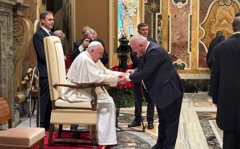 De la Cluj la Vatican! Afaceristul Avram Gal, întâlnire emoționantă cu Papa Francisc