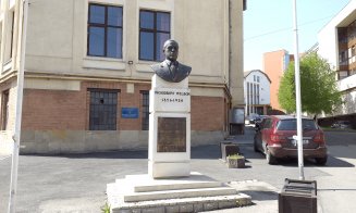 Dezvelire bust Woodrow Wilson, în Piața Lucian Blaga