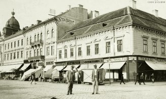 Piaţa Unirii (atunci: Mátyás király-tér), la 1905