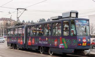 La Cluj-Napoca, Moșul circulă cu… tramvaiul