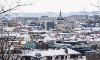 Iarnă à la Cluj în IMAGINI
