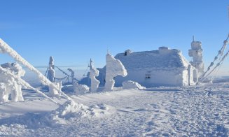 Imagini de vis în județul Cluj. Cum arată iarna la cota 1.800
