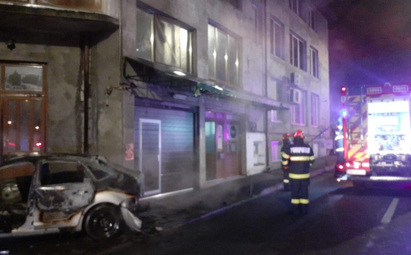 Halucinant! Incendiul de mașină din Mănăștur, pornit de un bărbat după ce s-a certat cu nevasta