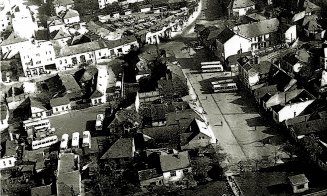 Zona Pieței Timotei Cipariu. Se vede și vechea Autogară