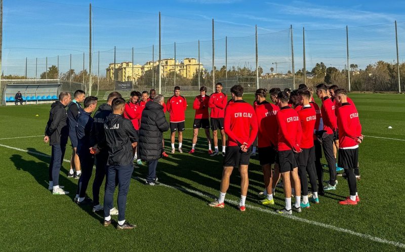 CFR Cluj, victorie în primul amical disputat în Spania
