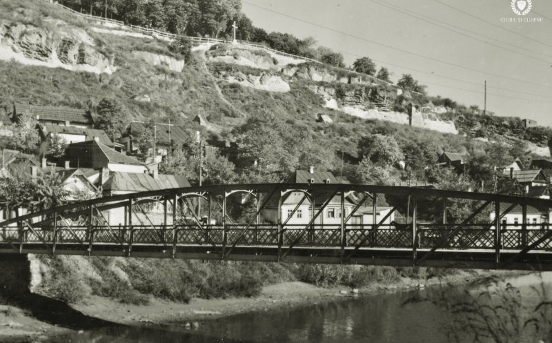 Podul Elisabeta, în anii 1940