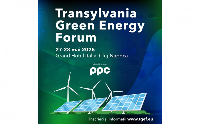 Transylvania Green Energy Forum va avea loc în perioada 27-28 mai la Cluj-Napoca