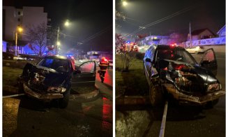 Accident rutier cu două victime în Cluj-Napoca. Patru mașini au fost implicate