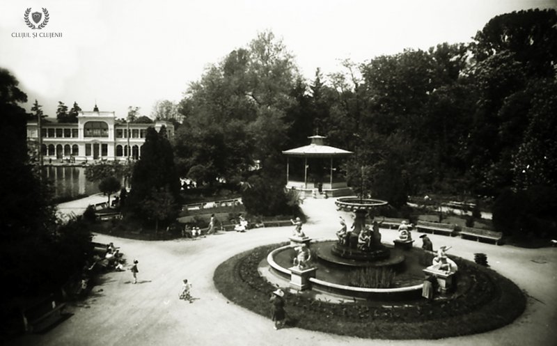 Fântână arteziană din Parcul Central, anii' 60-70