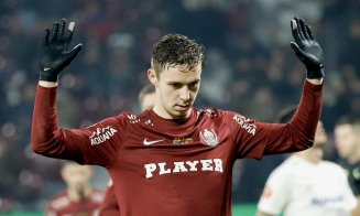 Louis Munteanu a reușit primul hat-trick la CFR Cluj: "De asta am venit în România, să mă bat la titlul de golgheter"