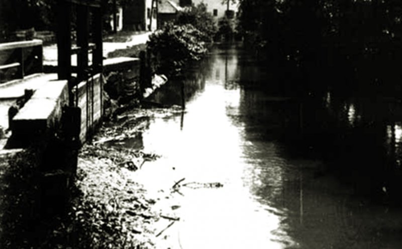 Canalul Morilor, în vecinătatea Fabricii de Bere (1964)