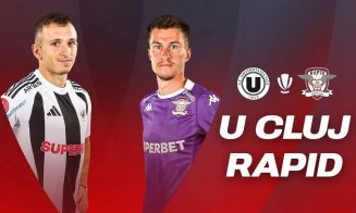Astăzi se joacă "U" Cluj - Rapid, un duel cu aproape 100 de ani de istorie