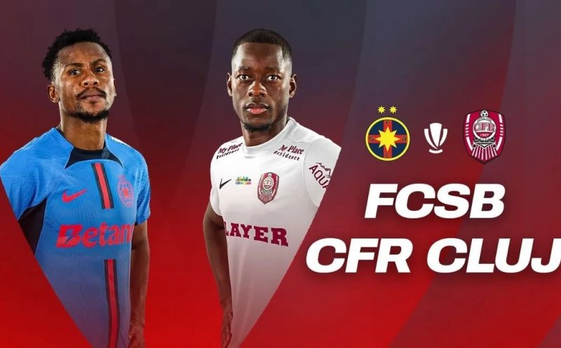 FCSB - CFR Cluj se dispută azi. Vicecampioana se deplasează pe terenul campioanei