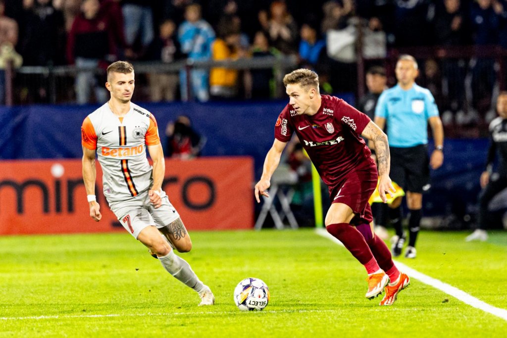 Toți ochii pe Louis Munteanu. Atacantul va fi urmărit din nou de scouteri la meciul cu FCSB