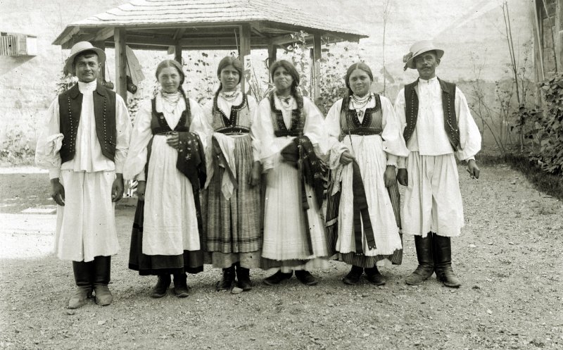 Țigani clujeni de pe strada Lingurarilor la 1914