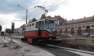 Singurul tramvai utilitar din Cluj-Napoca
