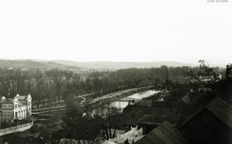 Panoramă a Clujului, în anul 1914