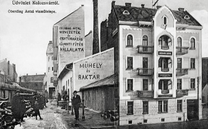 Vechiul cluj: Magazinul de instalații sanitare și canalizare a lui Oberding Antal