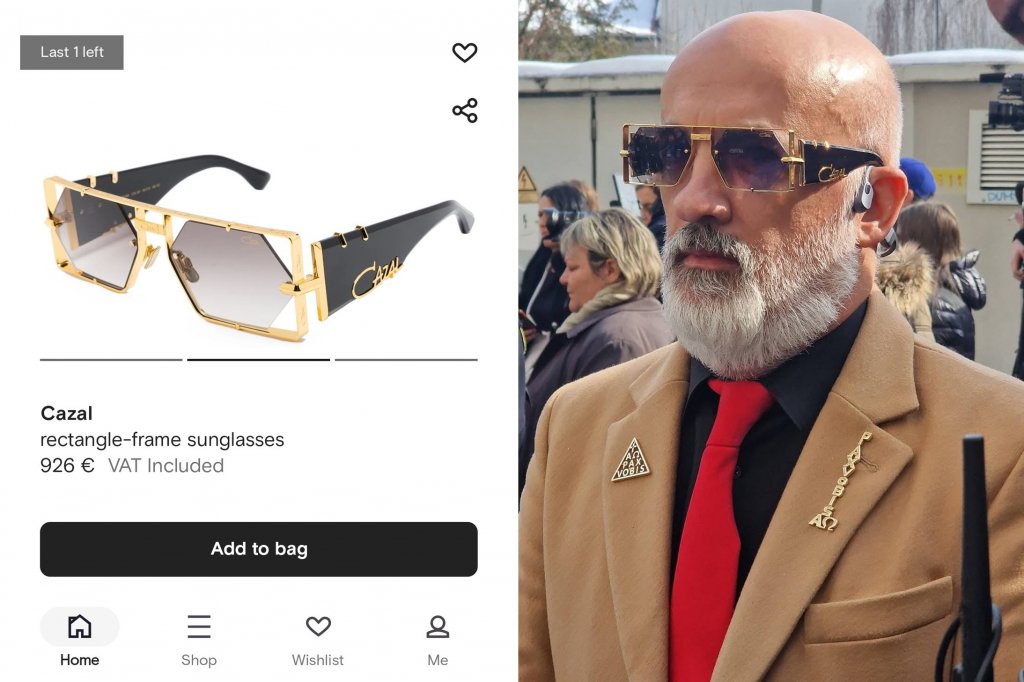 "Nu mai fiț săraki" / Avocatul lui Georgescu, ochelari la 1000 de euro