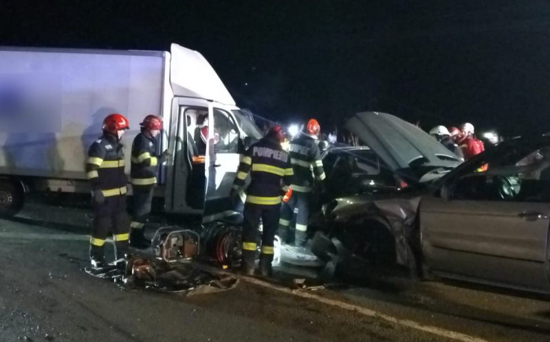 Cluj: Cum s-a produs accidentul din Nădășelu, în urma căruia trei persoane au fost rănite și trei mașini avariate