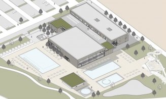 Cum va arăta aquapark-ul construit la o oră de Cluj. Tobogane, bazin cu valuri și piscine