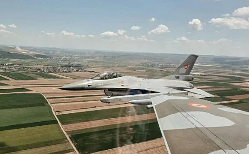 Escadrila 48 Vânătoare de la Câmpia Turzii, în formulă completă: Exercițiu tactic al noilor avioane F16