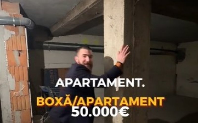 Ce spune agentul imobiliar despre boxa de 50.000 de euro din subsolul unui bloc din Cluj-Napoca, vândută ca apartament