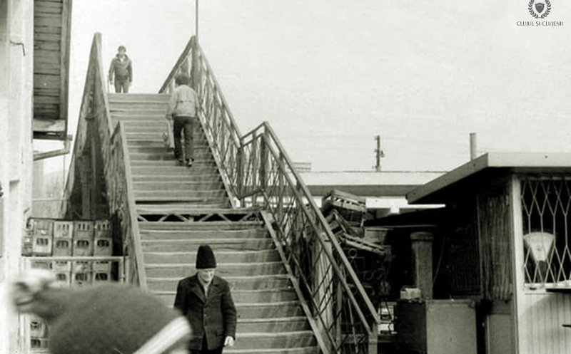 Podul ,,Zburător", în anul 1973