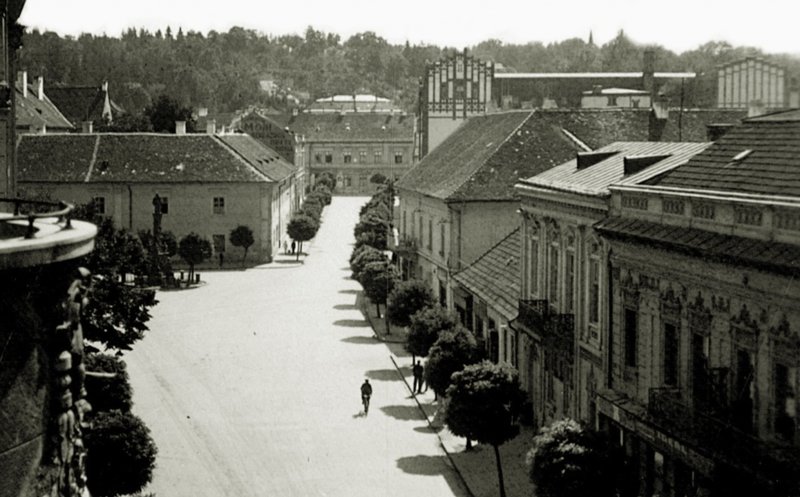 Strada I.G. Duca (Universității), în 1937
