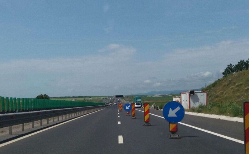 Atenție, șoferi! 5 zile cu restricții de circulație pe autostrada A10 Cluj-Alba. Se fac reparații