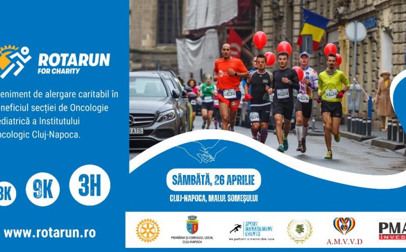 Concurs caritabil de alergare la Cluj-Napoca