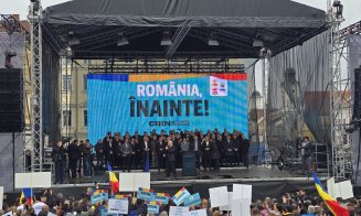 Cluj: Miting uriaș pentru susținerea lui Crin Antonescu. Participă 20.000 de persoane din toată Transilvania