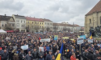 Cluj: Miting uriaș pentru susținerea lui Crin Antonescu. Participă 20.000 de persoane din toată Transilvania