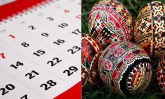 Paști 2025: Ce zile LIBERE vor avea angajații și elevii