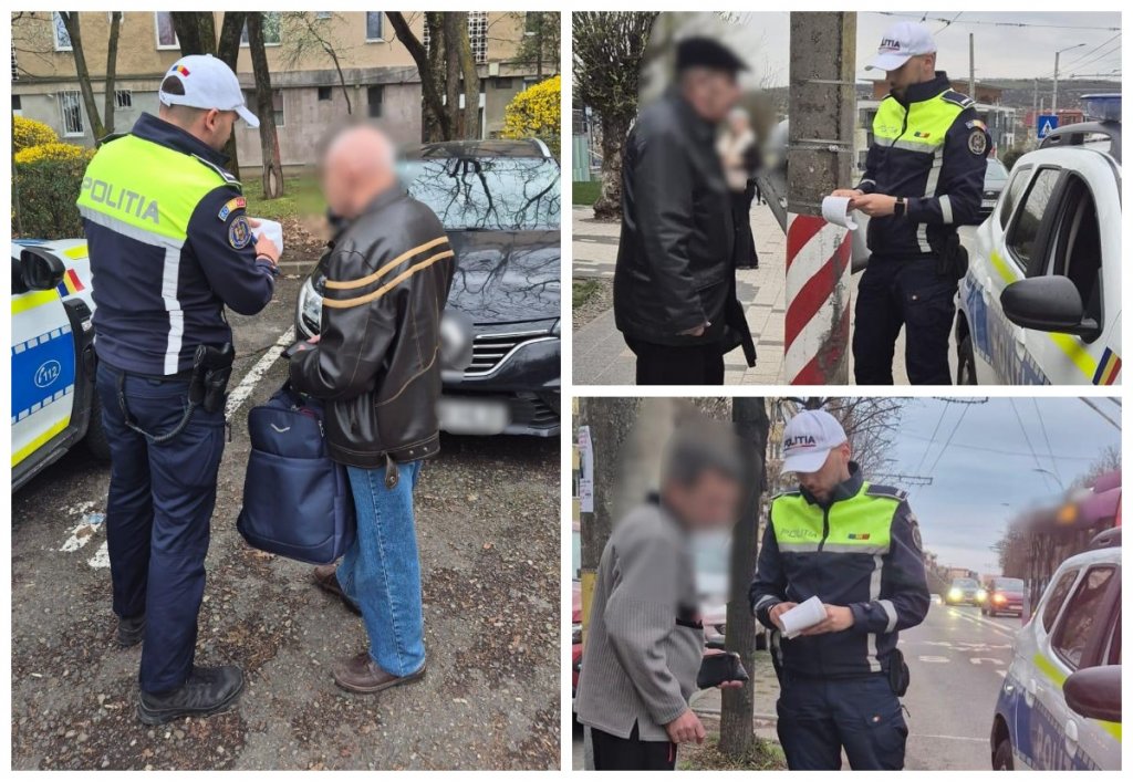 La Cluj, a "plouat" cu amenzi: Poliția a sancționat peste 1.000 de șoferi și pietoni