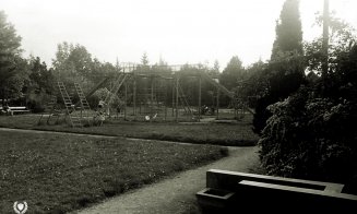 Parcul sportiv universitar clujean „Victor Babeș” (în prezent, „Iuliu Hațieganu”), 1963